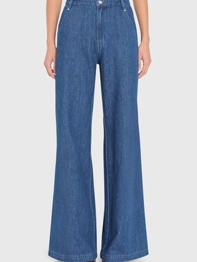 Amanda Uprichard Thalia Wide-Leg Jeans